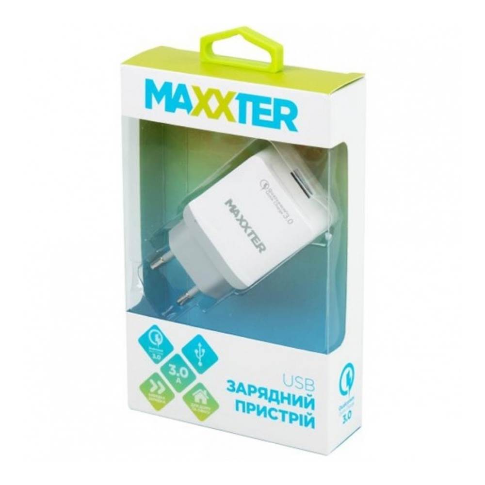 Зарядний пристрій Maxxter USB